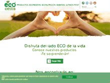 Tablet Screenshot of ecocesta.com